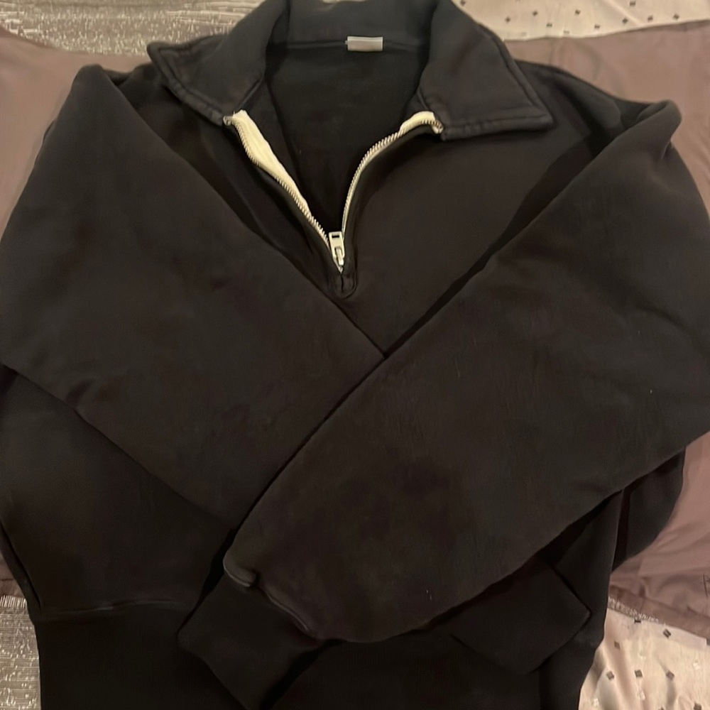 Re/Done quarter zip